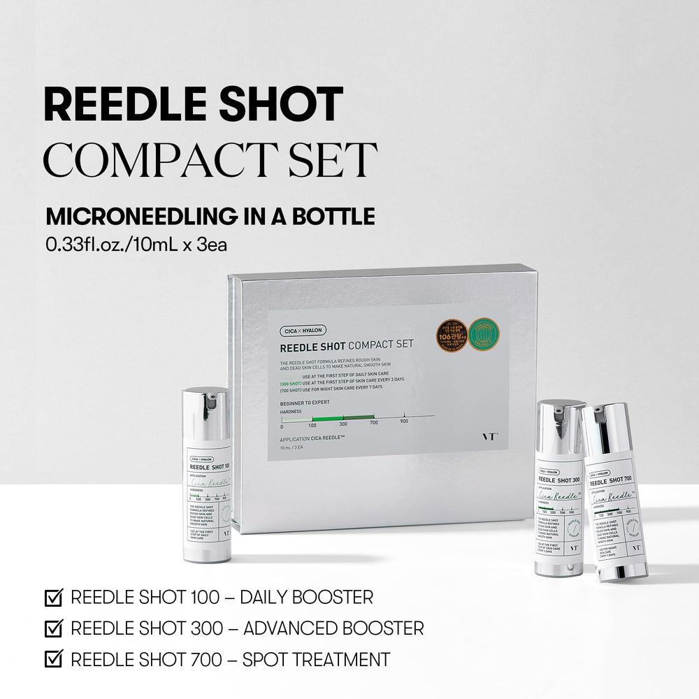 VT COSMETICS Reedle Shot 300 bottle enables deeper delivery for refreshed skin