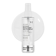VT COSMETICS Reedle Shot bottle illustrating gentle exfoliation for smoother skin