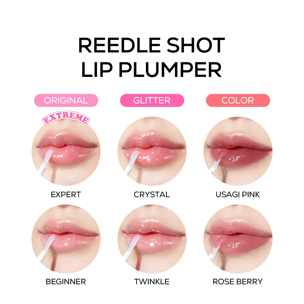 VT COSMETICS Reedle Shot lip plumper smile shot suggests confident, nourished lips