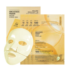 VT COSMETICS Vita-Light Reedle Shot 100 packaging shows premium hydrogel mask experience