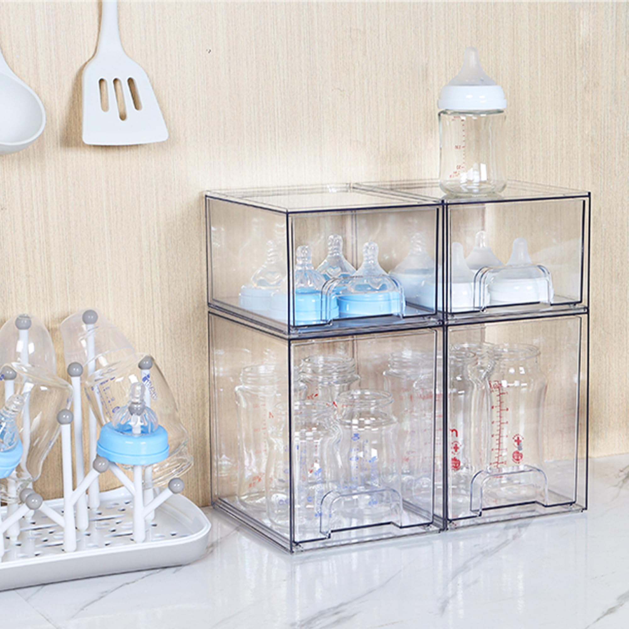 Vtopmart durable BPA-free plastic illustration emphasizes lasting, scratch-resistant storage