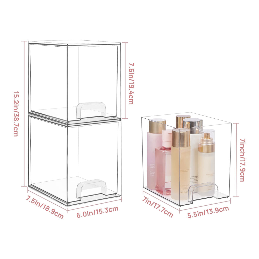 Vtopmart built-in-handles design enables easy pull-out, convenient access