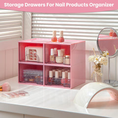 Vtopmart clear drawers let you spot items at a glance
