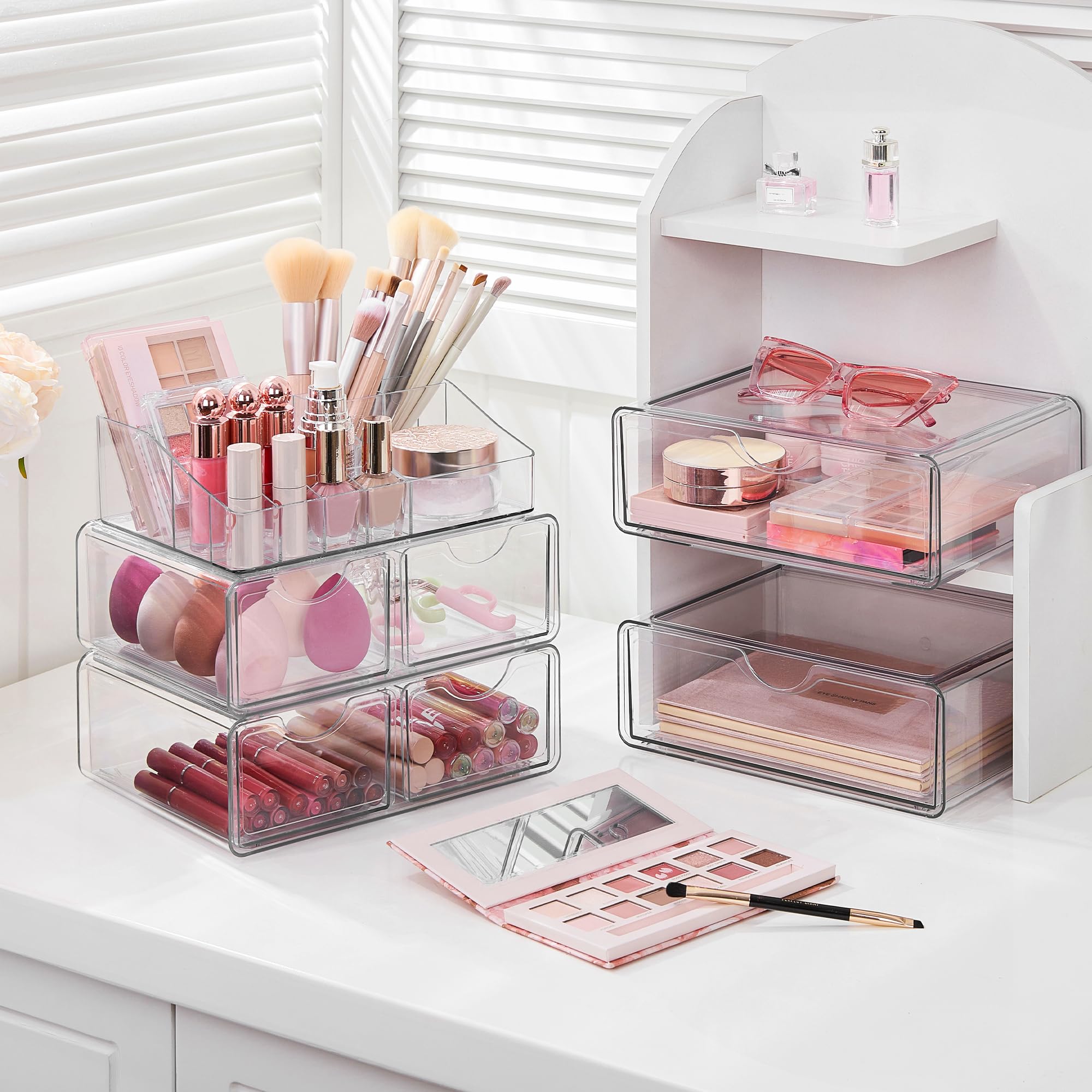Vtopmart durable, sleek design complements any vanity.