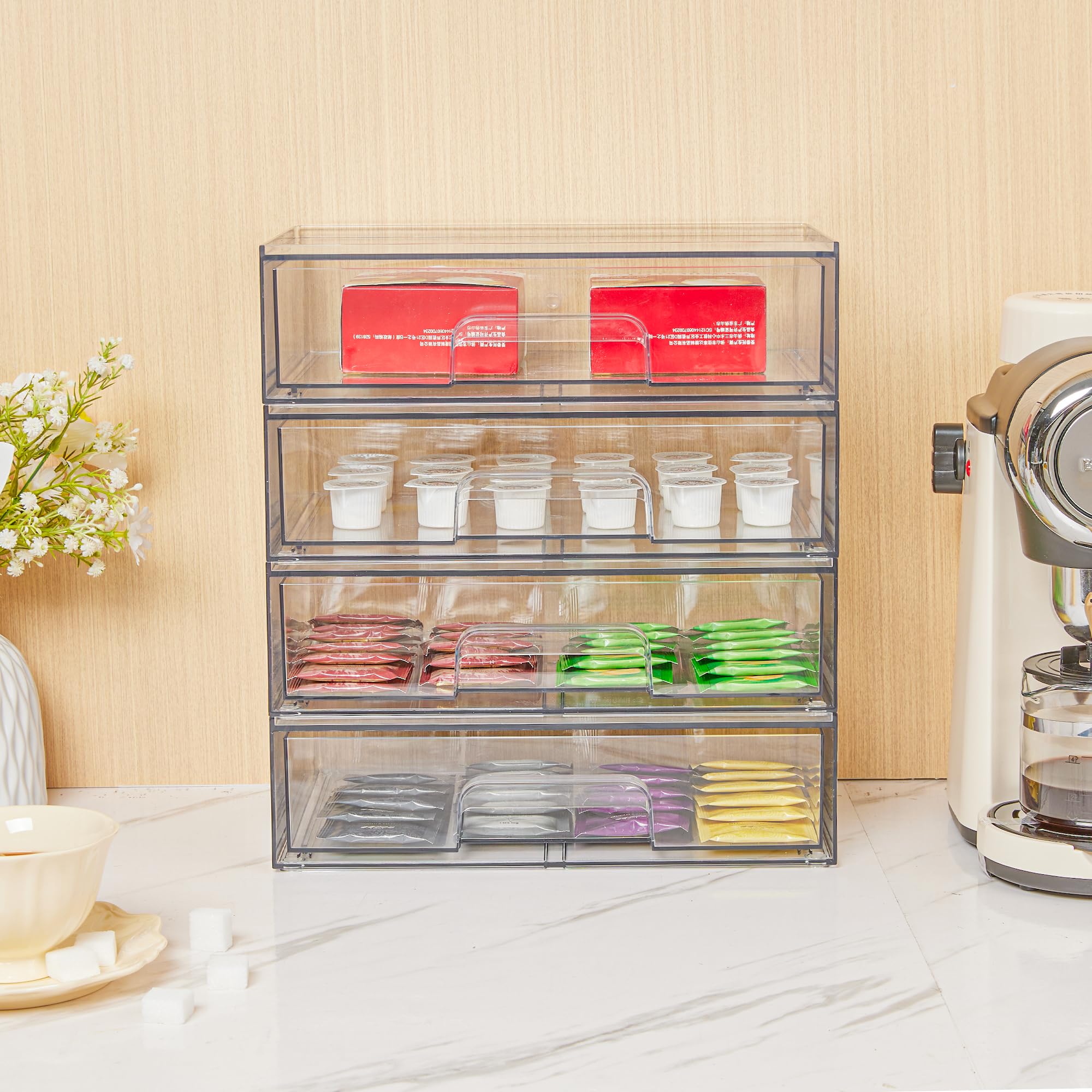 Vtopmart BPA-free acrylic is durable and easy to clean with soap and warm water.