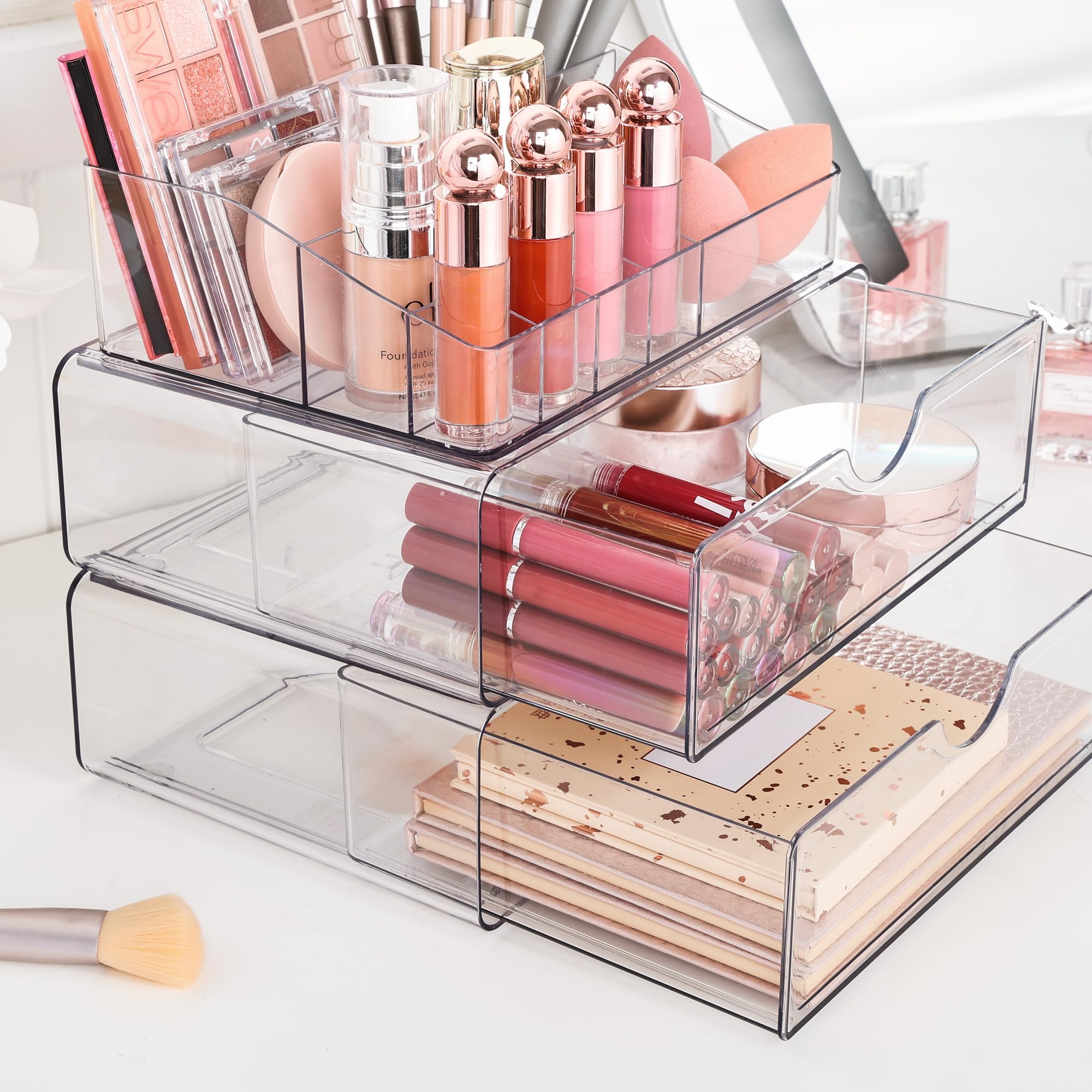 Vtopmart durable, modern design complements any dresser or vanity.