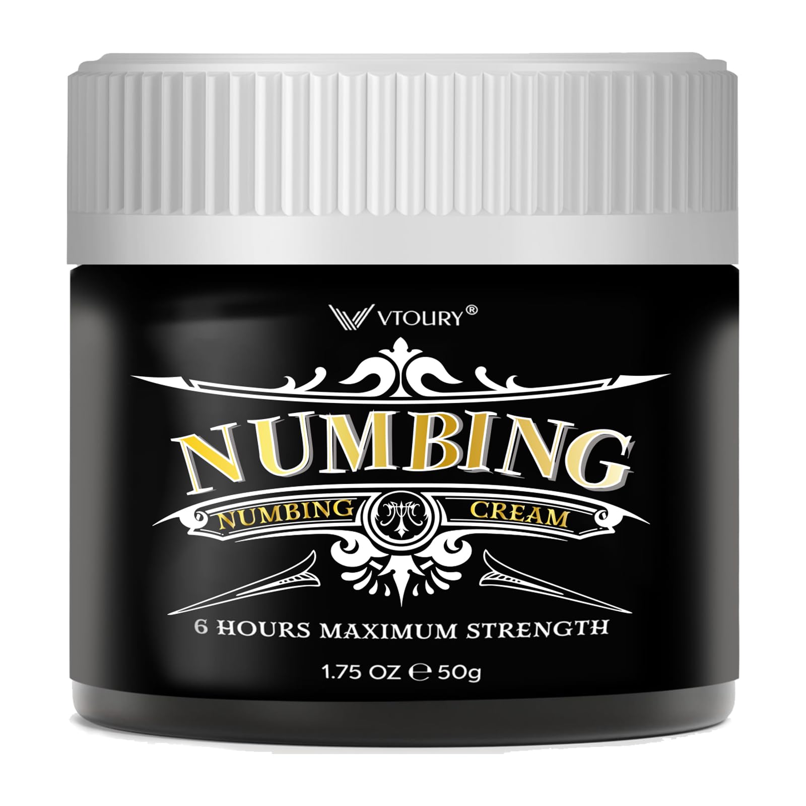 VTROUY Deep Numbing Cream packaging for travel-friendly use.