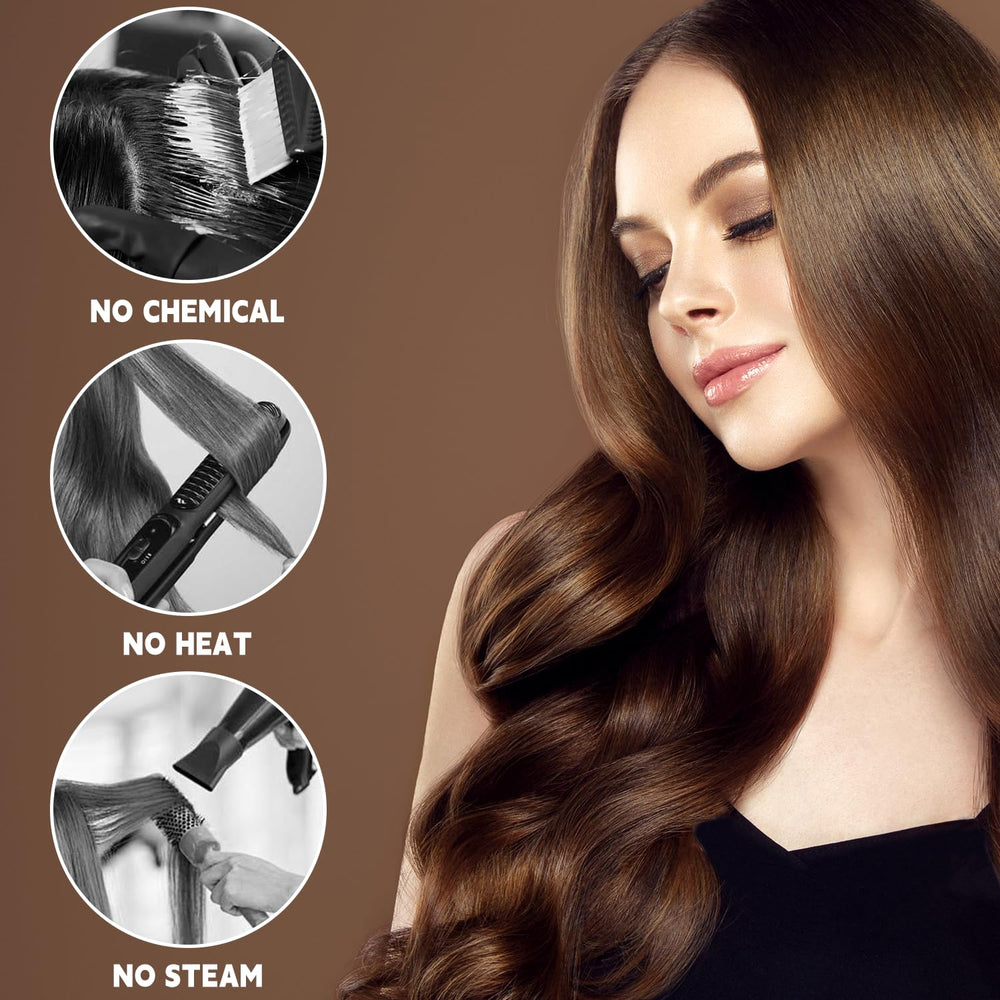 VTZNOJ heatless hair curler green travel-friendly design for on-the-go hair.