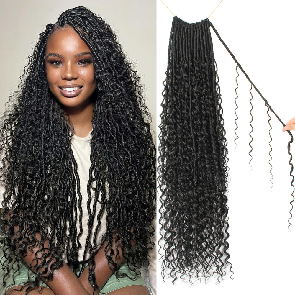 VustBeauty Goddess Locs 30inch bundle-pack overview for full-head installation