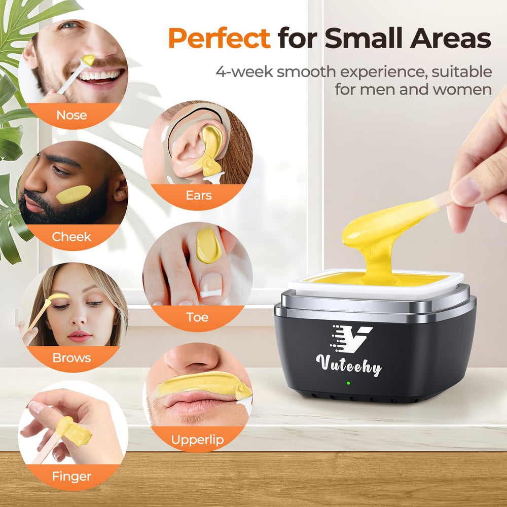 Vuteehy Nose Wax Kit wax beads deliver gentle, fragrance-free waxing for sensitive areas