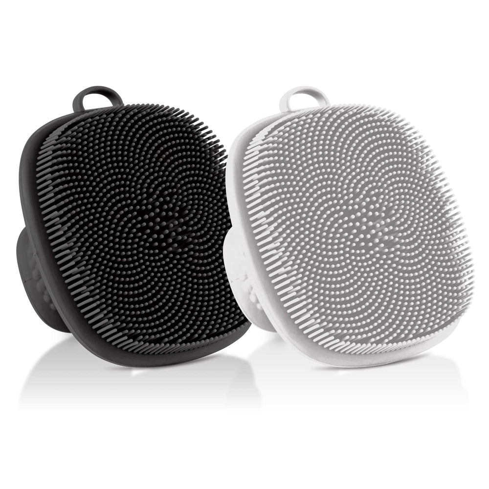 VWMYQ Face Scrubber pack includes two brushes for deep pore cleansing and daily use.