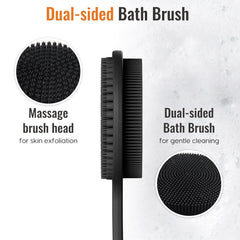VWMYQ non-slip handle design prevents slipping during shower sessions.