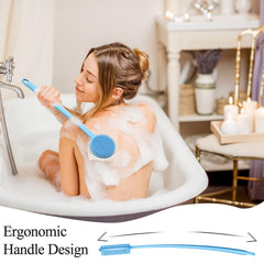 VWMYQ silicone bristle head produces rich foam during showers
