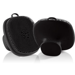 VWMYQ Face Scrubber 2-pack with silicone bristles for gentle cleansing and absorption.