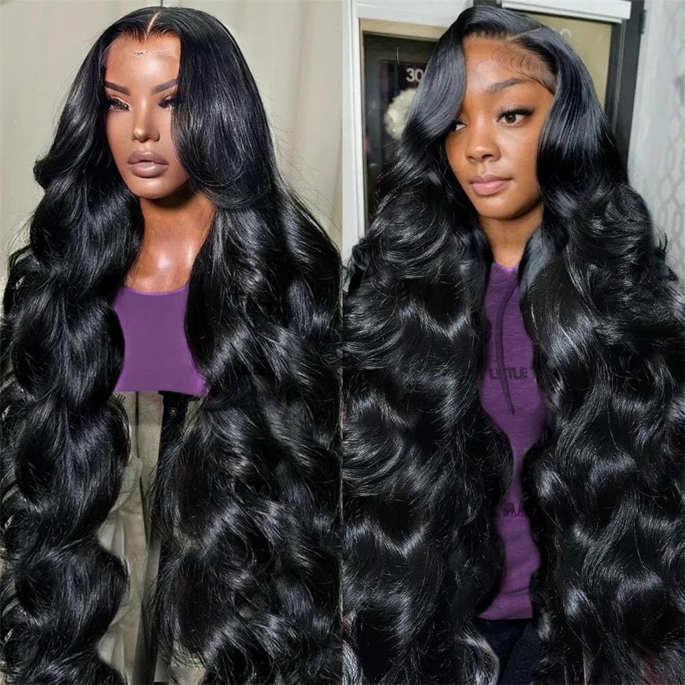 VXCVAE 30 inch lace front wig offers seamless hairline for versatile styling.