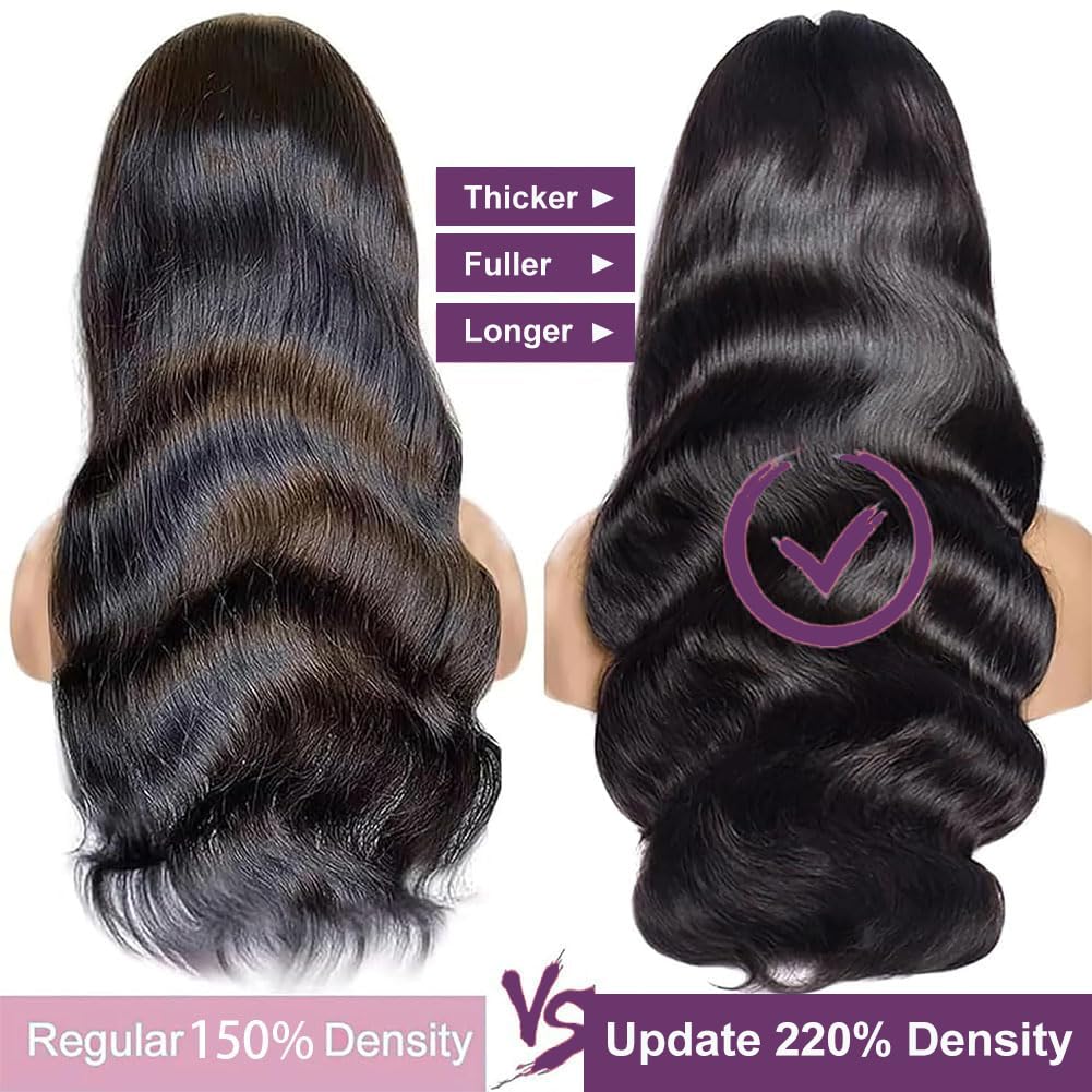VXCVAE HD lace front creates invisible scalp illusion and parting options.