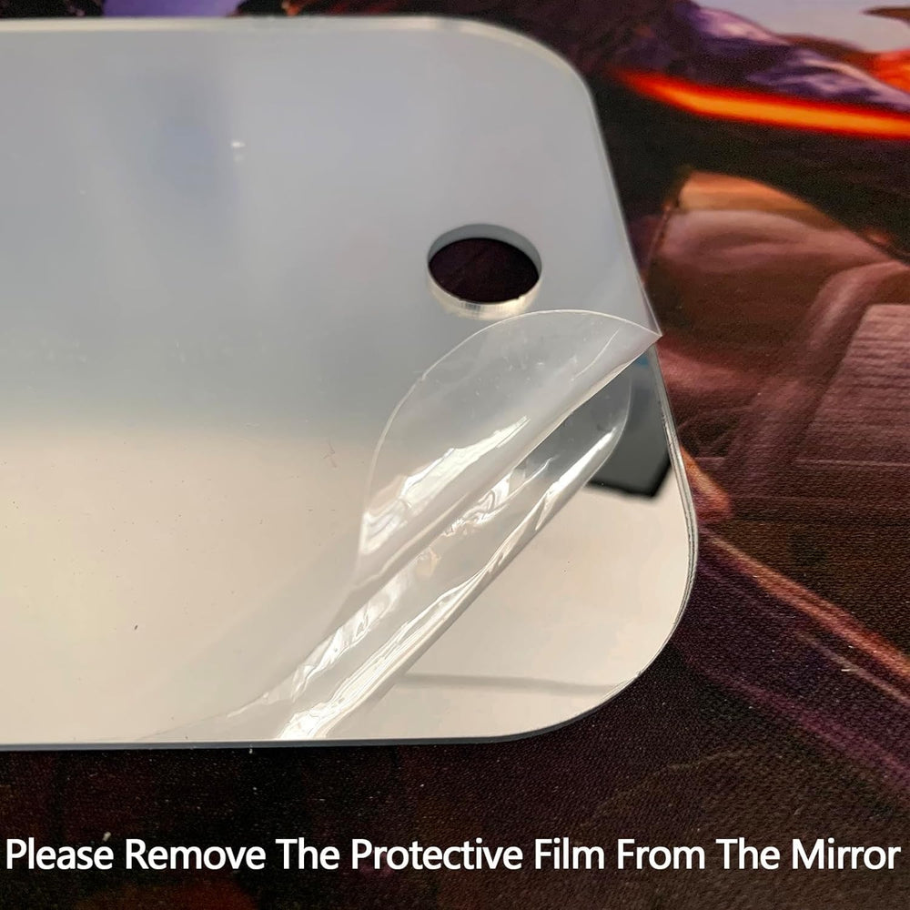 VXKZF no-drill wall-mount mirror designed for small spaces and easy setup