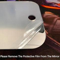 VXKZF no-drill wall-mount mirror designed for small spaces and easy setup