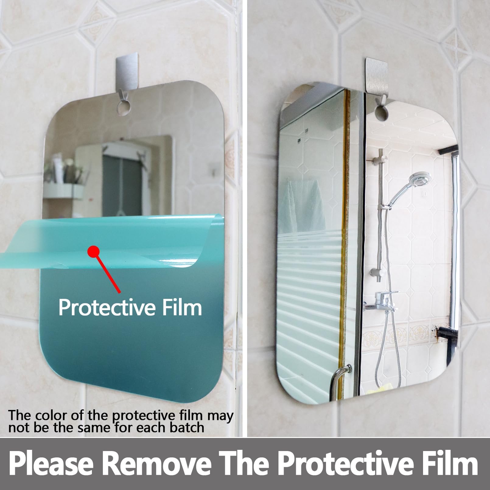 VXKZF large 11x8 design enhances visibility during grooming routines