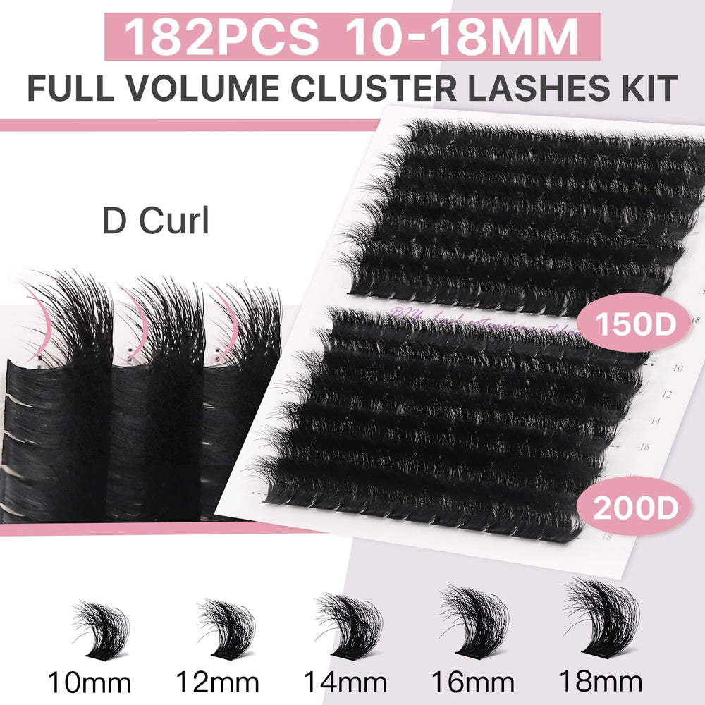 Vznffur Fluffy Lash Extension Kit bond and seal helps secure extensions for lasting wear.