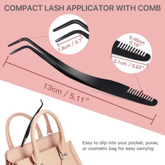 Vznffur lash separation comb keeps lashes clump-free.