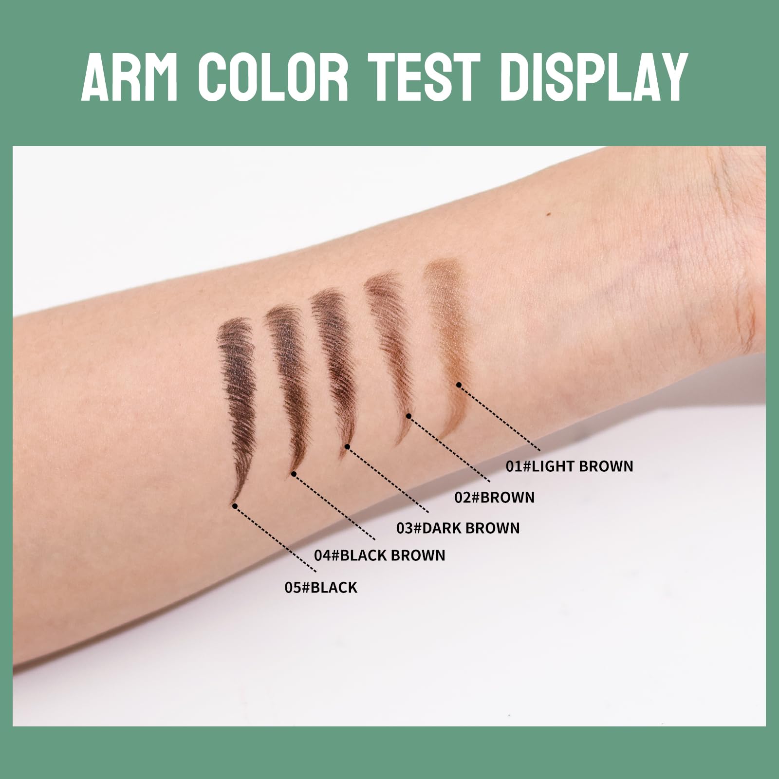 W3W vegan crueltyfree brow pencil suitable for daily cosmetics.