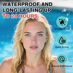 W3W eyebrow pen with waterproof, long-lasting formula keeps brows defined through workouts and heat.