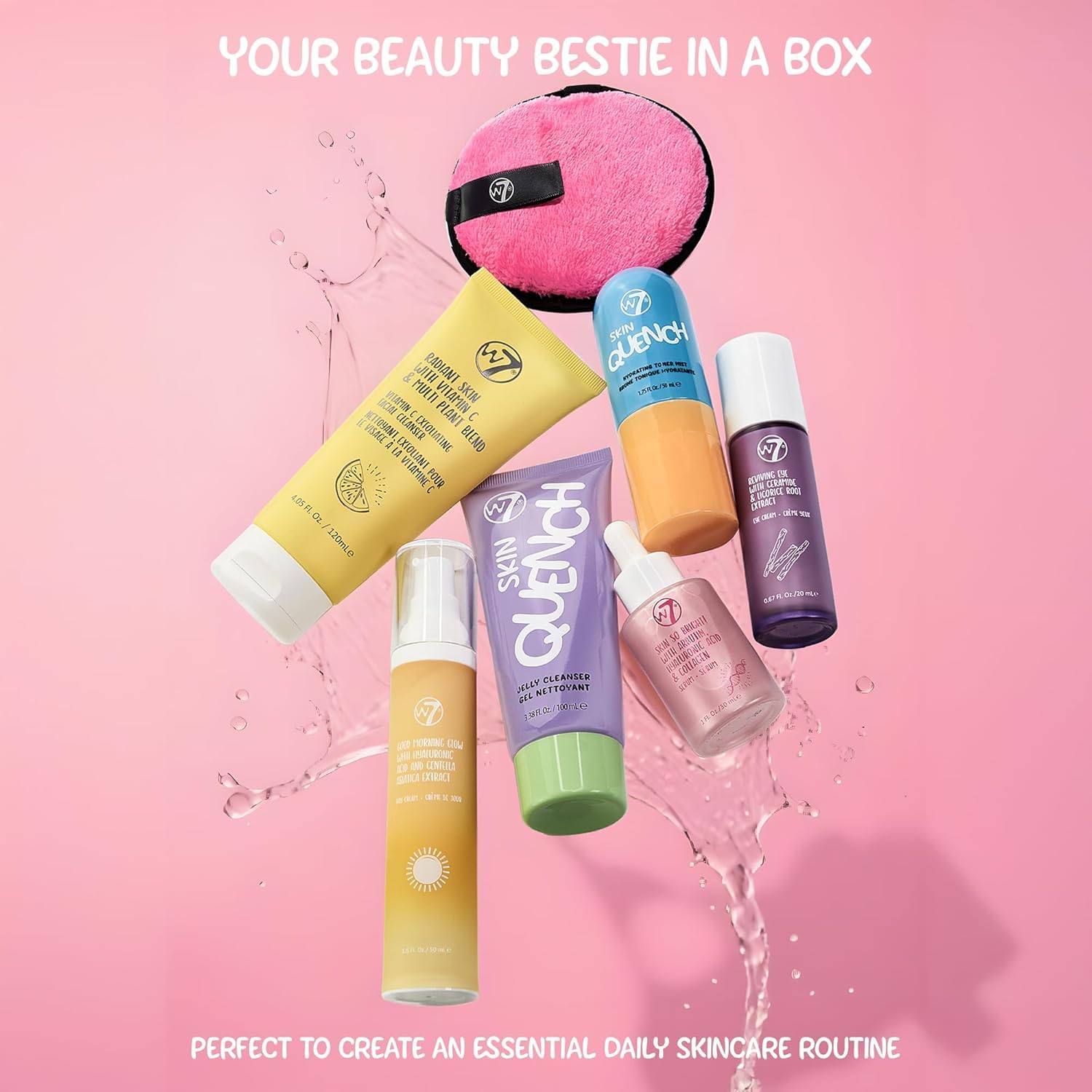 W7 Beauty Blast day cream tube emphasizing lightweight hydration for daywear