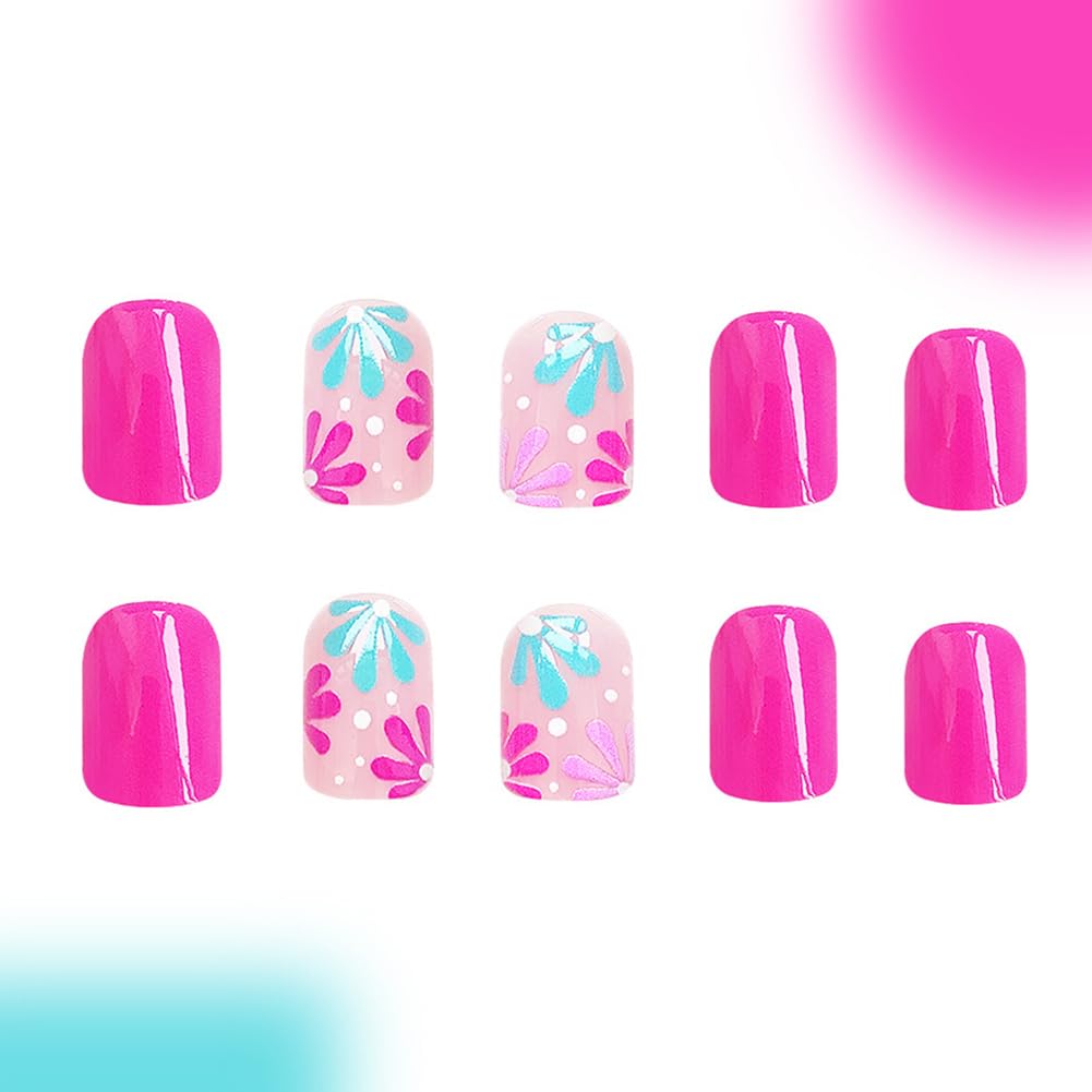 WAFOLOZE press-on nails close-up glossy finish highlights long-lasting look with proper prep