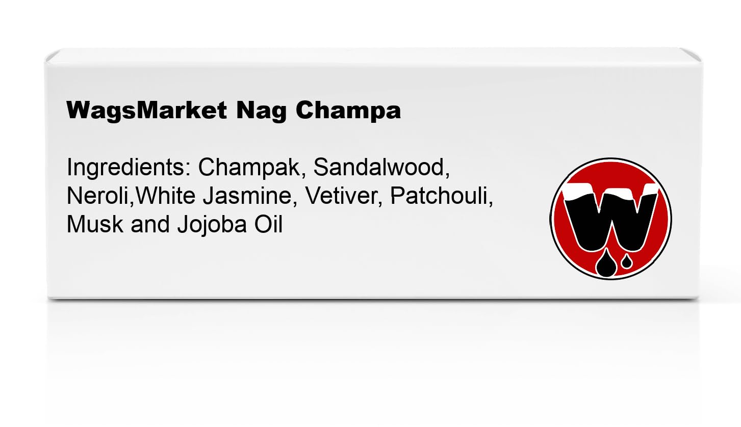 Close up of Nag Champa top note in WagsMarket fragrance