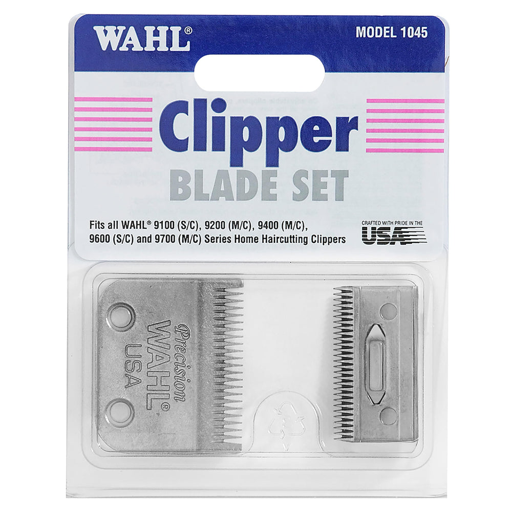 Wahl 1045 blade set compatibility chart image demonstrates broad model fit