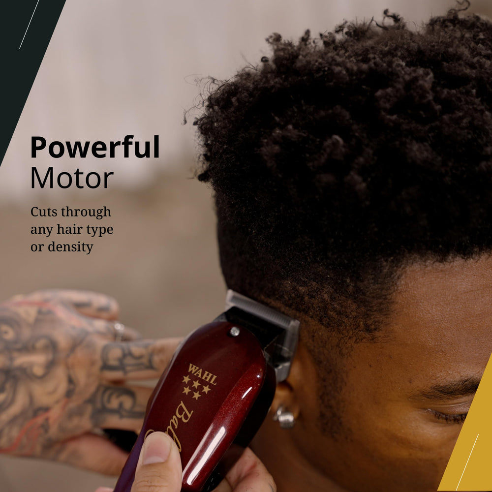 Wahl 5-Star Balding Clipper complete kit ready for professional grooming.