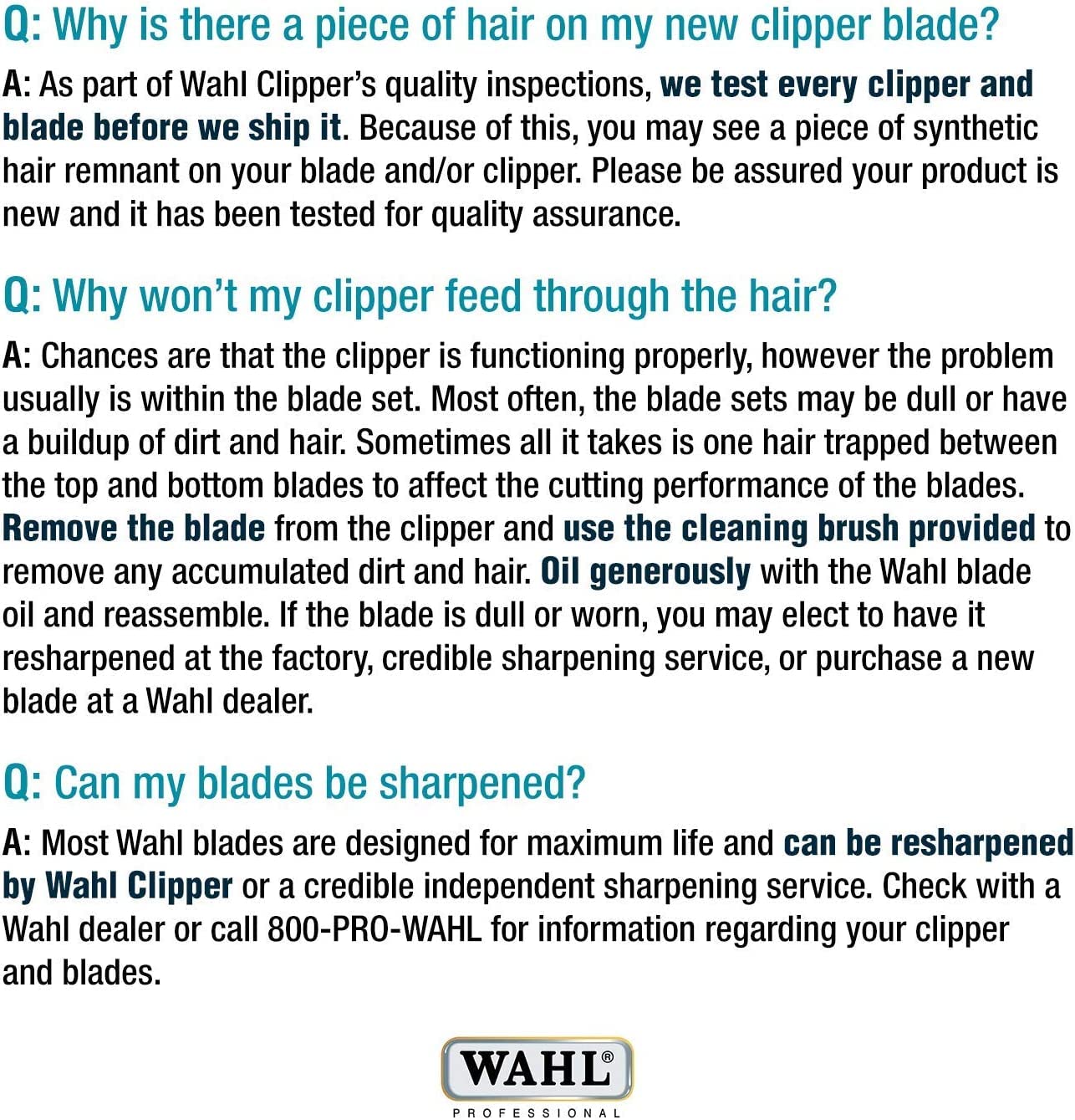Wahl brand heritage image reinforces trusted pro-animal grooming tools