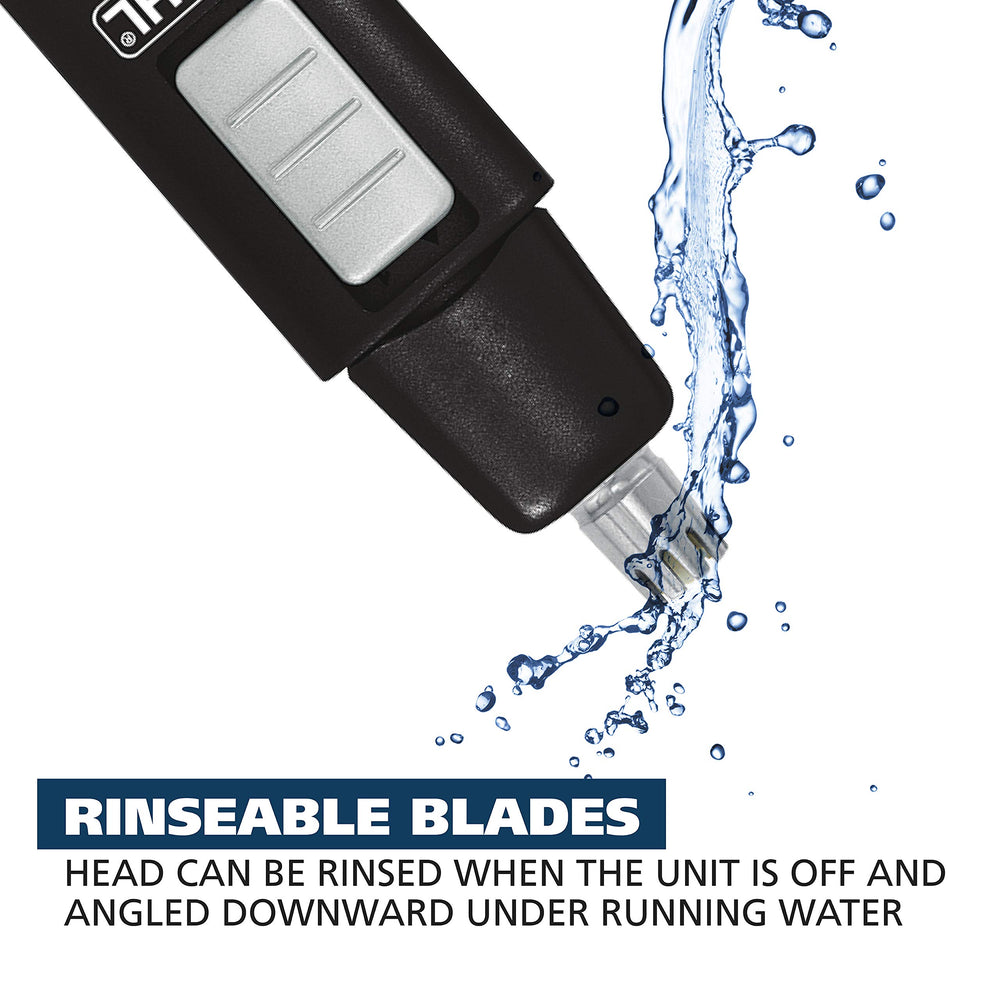 Wahl ear-nose-brow-trimmer safely handles hard-to-reach areas