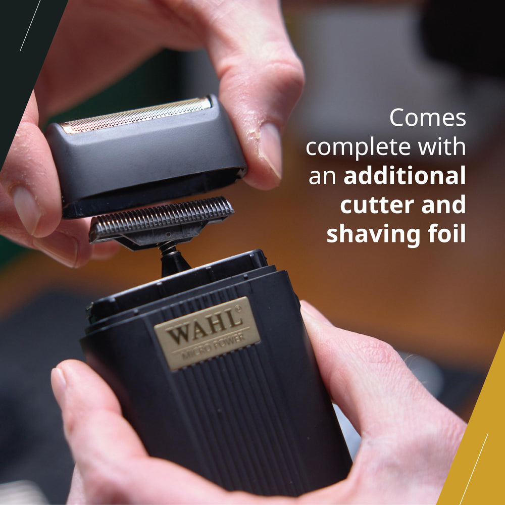 Wahl Micro Power Shaver lightweight ergonomic build reduces hand fatigue during long sessions.