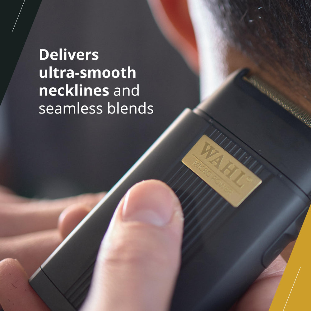 Wahl Micro Power Shaver LED indicator shows charging status at a glance.