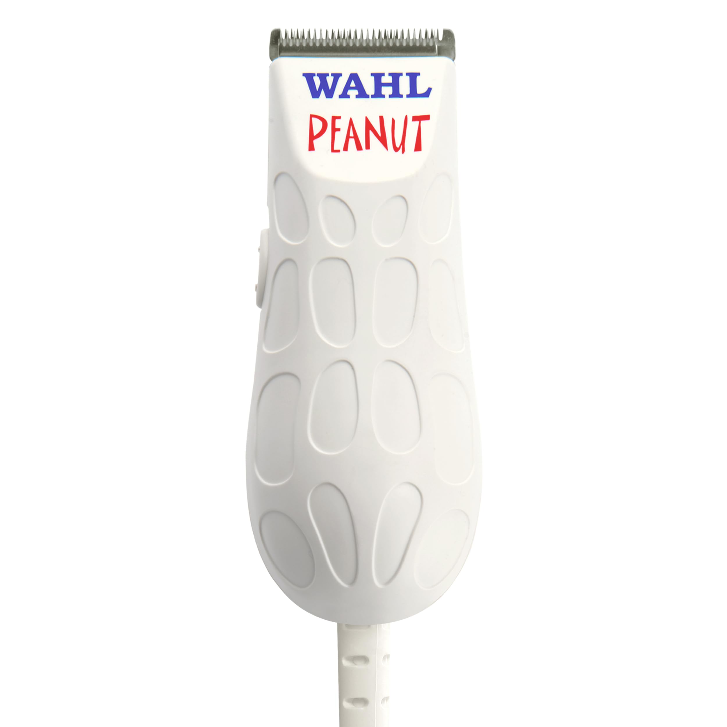 Wahl Peanut Clipper white front-angle for precise, comfortable trimming