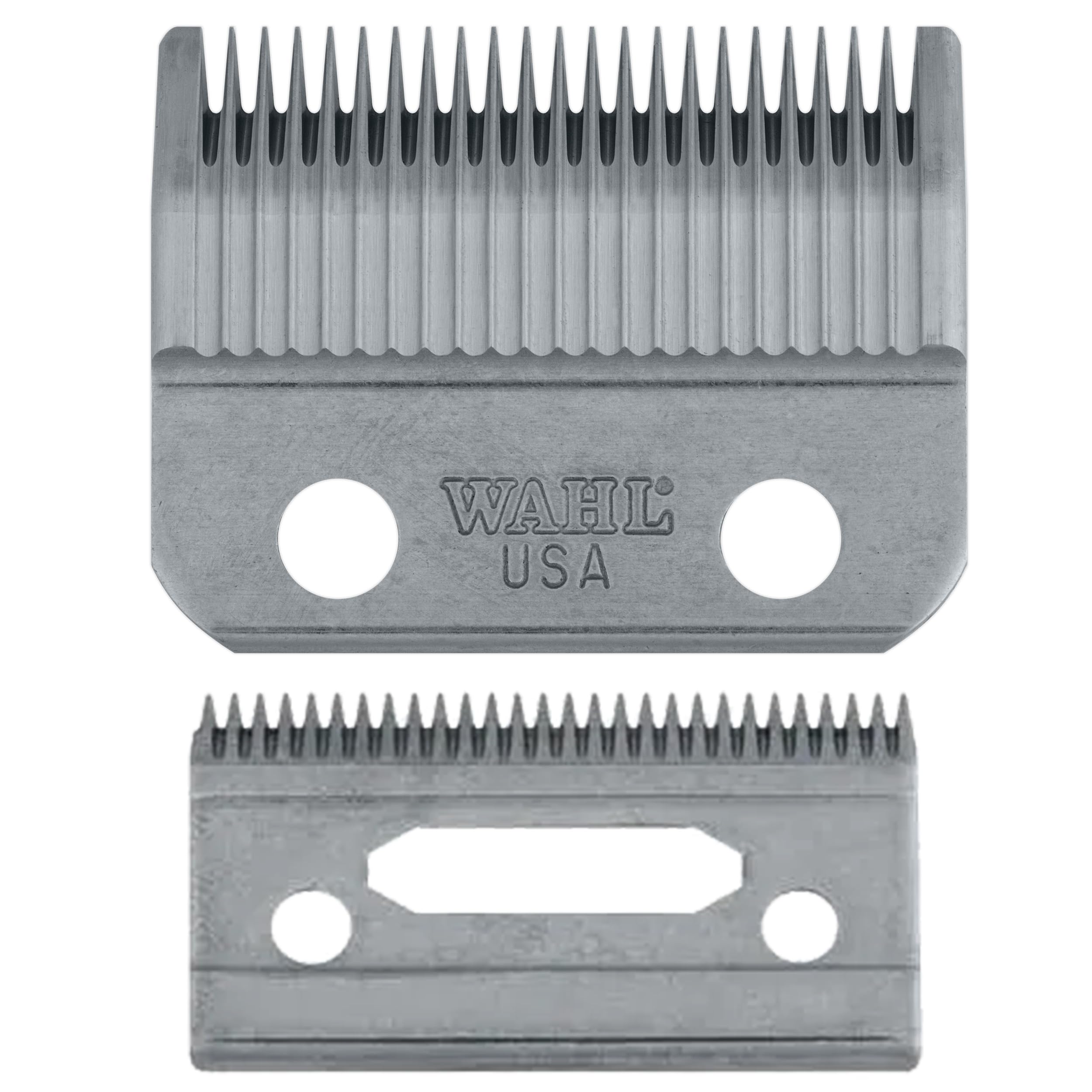 Wahl Professional 2-Hole Standard Blade closeup highlighting precise 1-3mm cutting range.