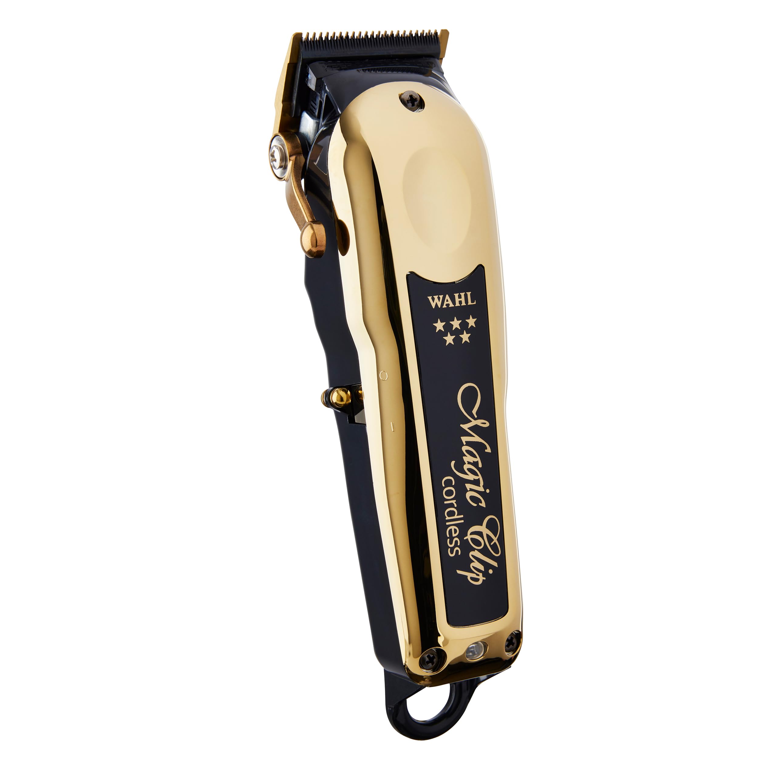 Wahl Professional 5-Star Cordless Magic Clip Gold motor provides powerful performance for smooth cuts.