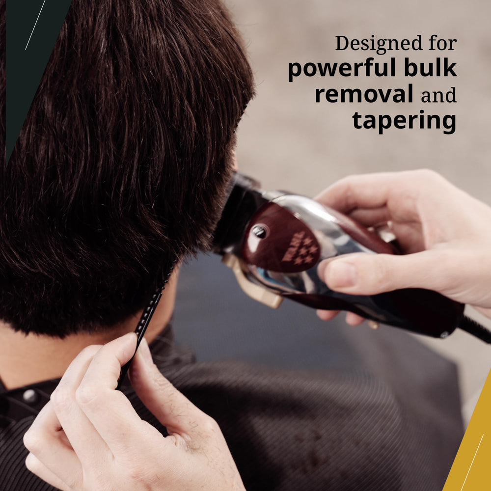 Wahl Professional 5-Star Magic Clip corded design keeps power steady throughout cuts.