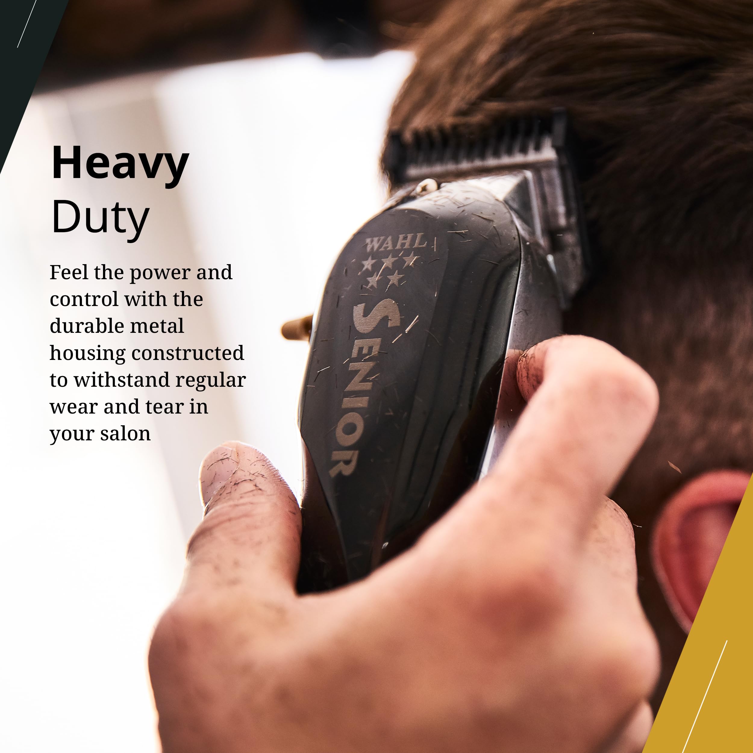 Wahl Professional 5 Star Senior clipper aluminum housing for durable salon performance