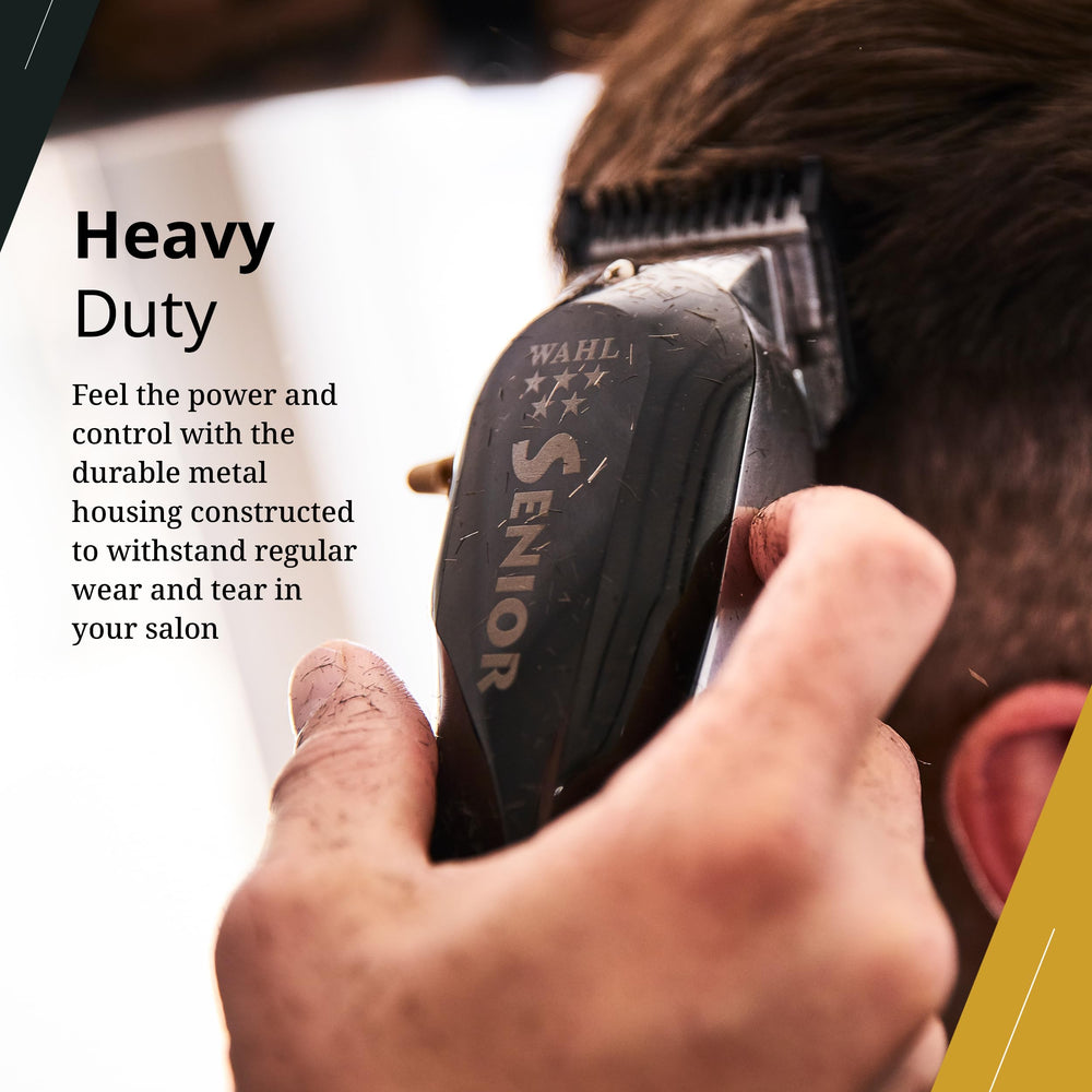 Wahl Professional 5 Star Senior clipper aluminum housing for durable salon performance