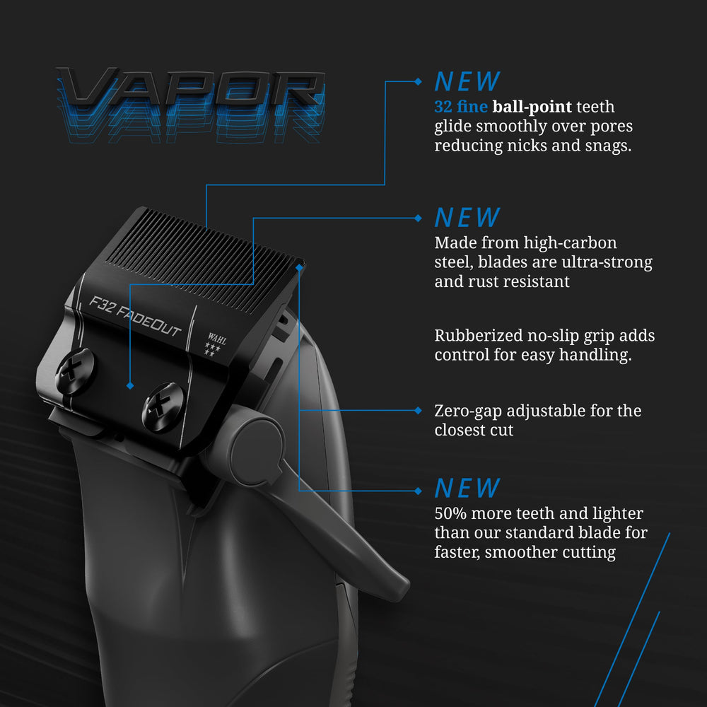 Wahl Professional Adaptive Speed Control display showing power tailoring to hair type