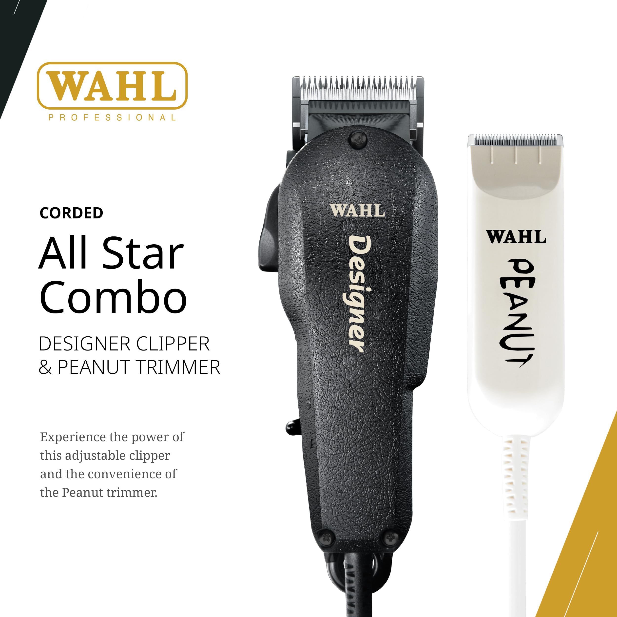 Wahl Professional All Star Combo peanut trimmer side view for detailed edge work