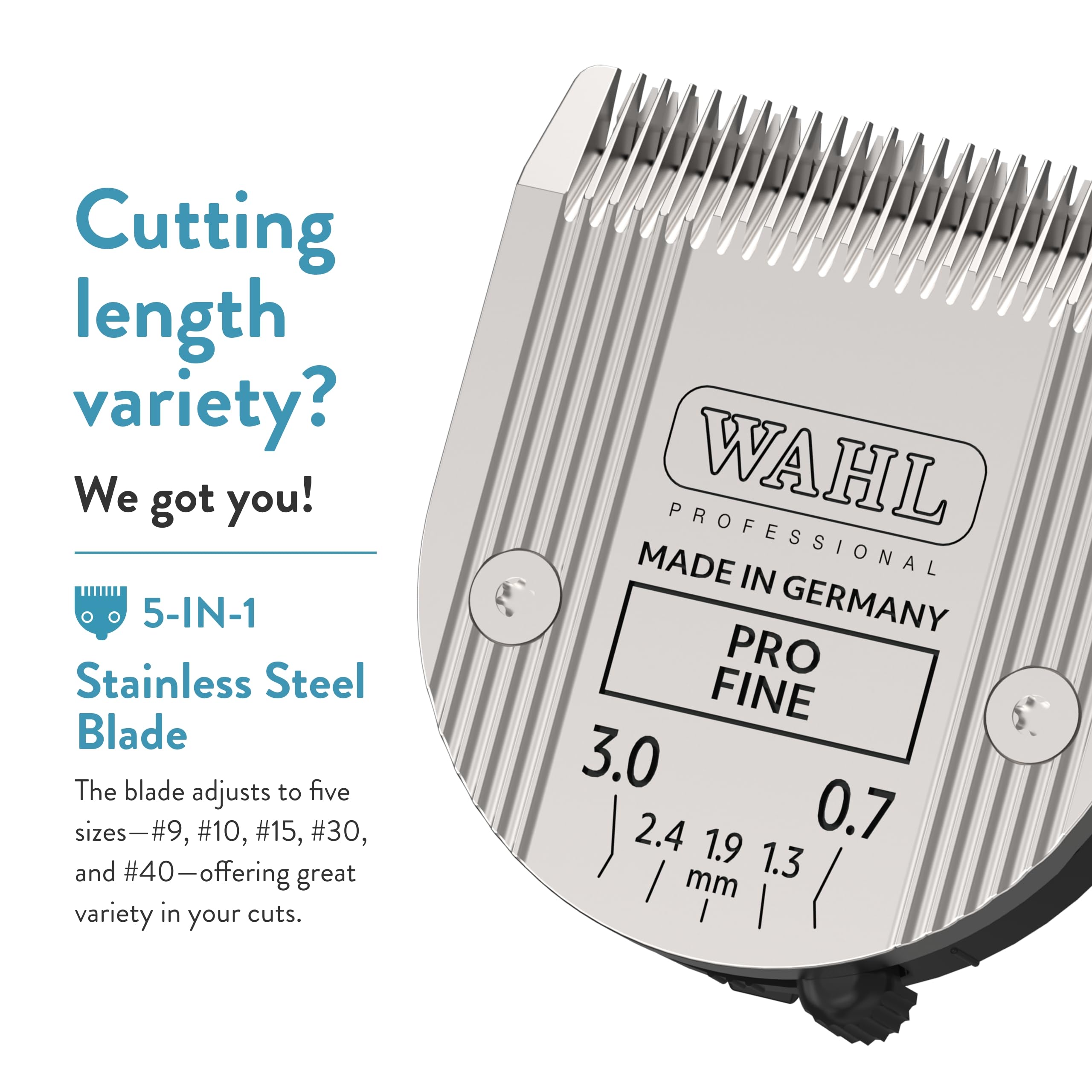 Wahl 5-in-1 blade compatibility with Arco clippers for seamless fit