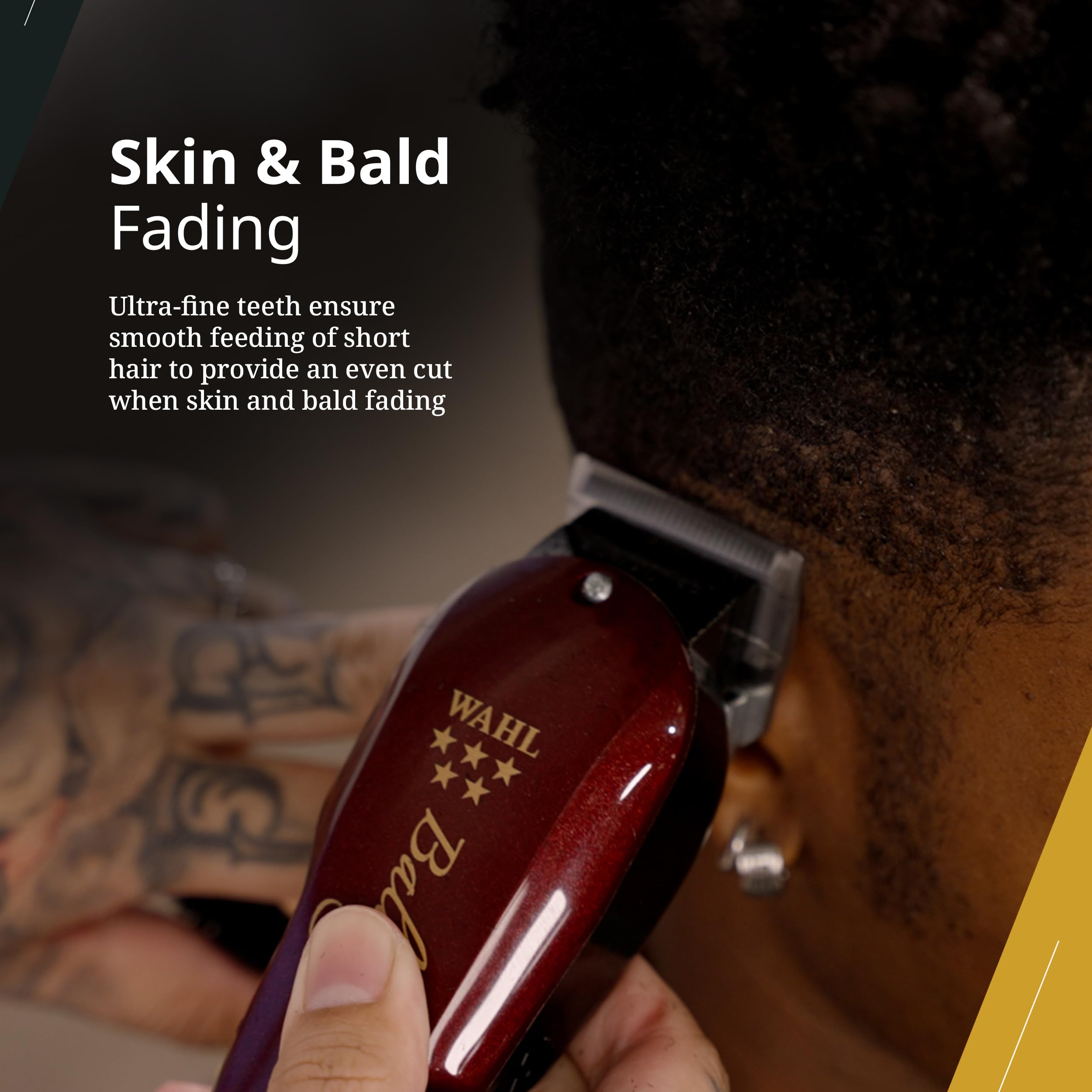 Wahl Professional Balding Blade 6X0 durability built for daily salon use.