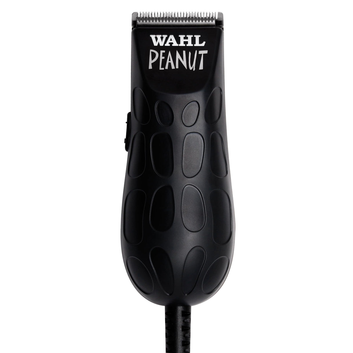 Wahl Professional Black Peanut Trimmer front view for precise detailing on hairlines