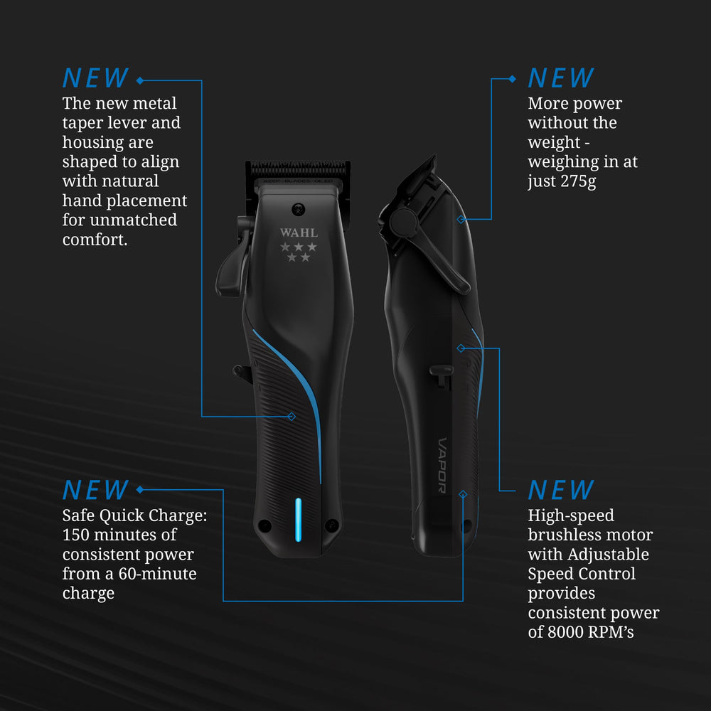 Wahl Professional durable blades with DLC/PVD coatings resist rust and wear