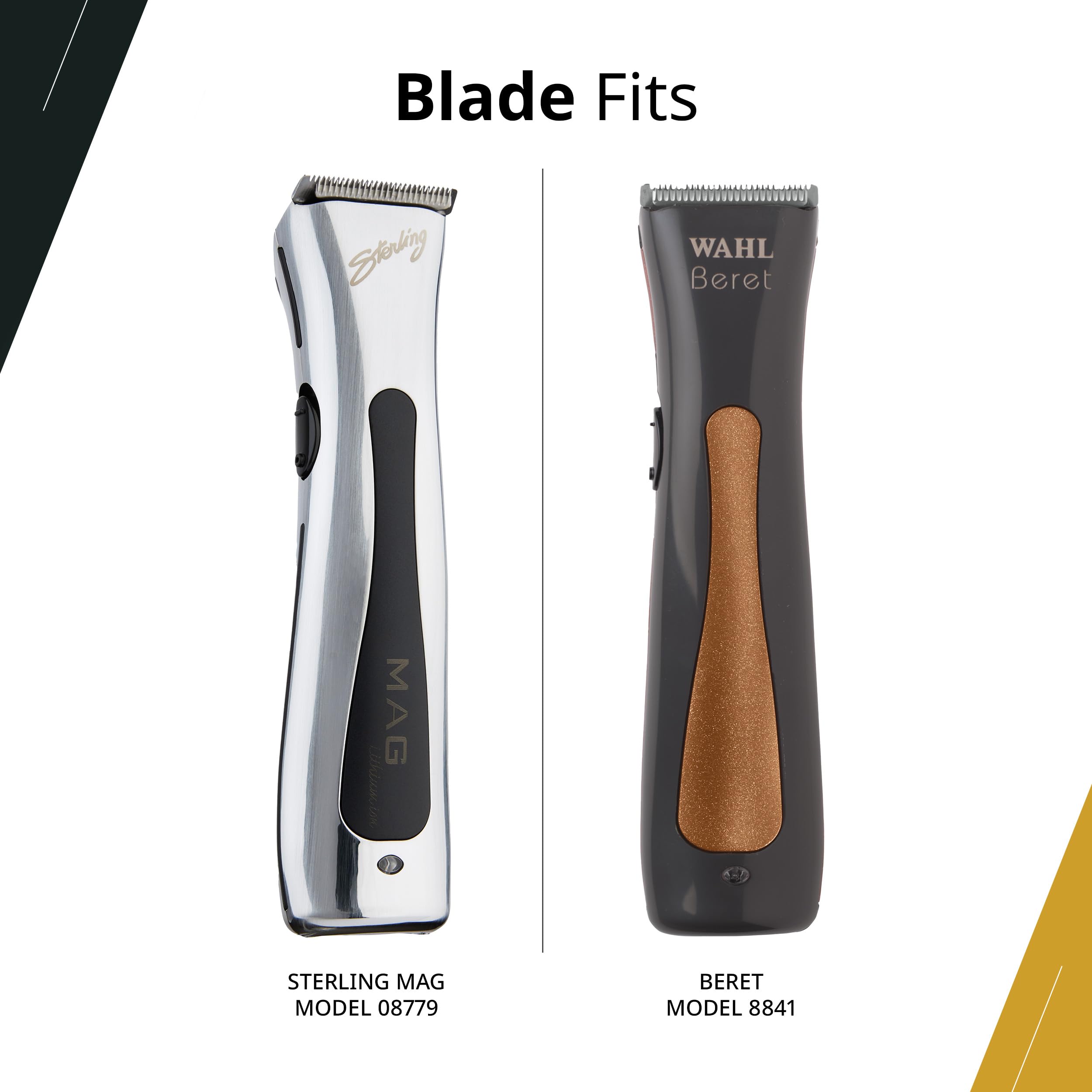 Wahl Professional USA-made emblem on blade surface emphasizes craftsmanship and reliability.