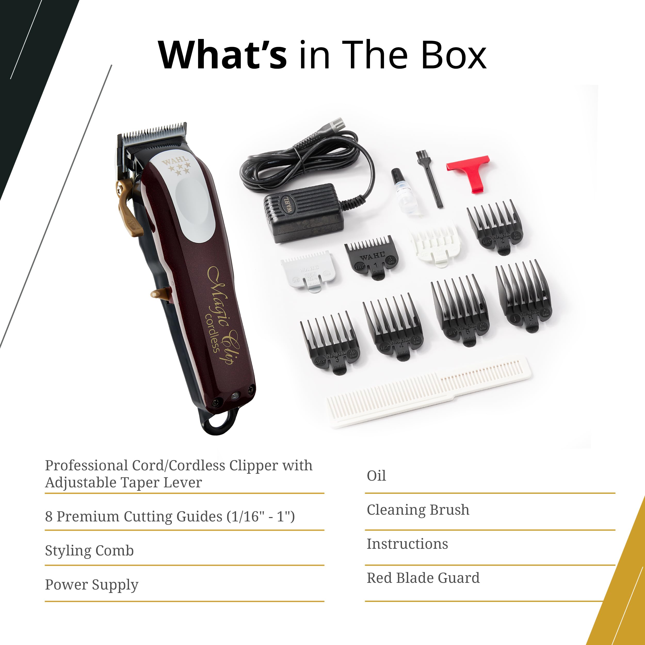 USA-made Wahl Magic Clip emphasizes durable build for daily barber use